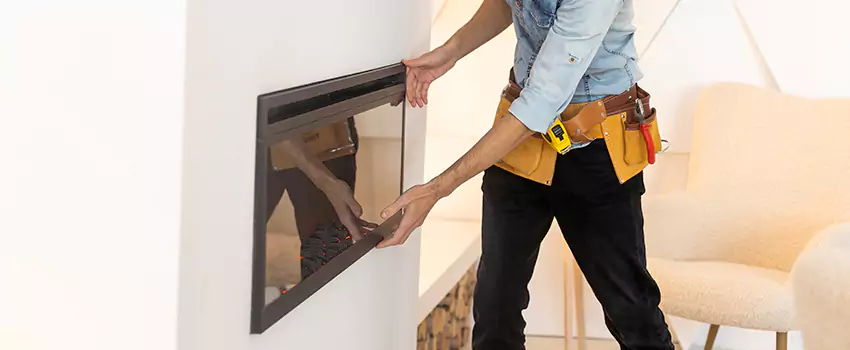 Metal Fireplace Installation in Perrysburg, Ohio