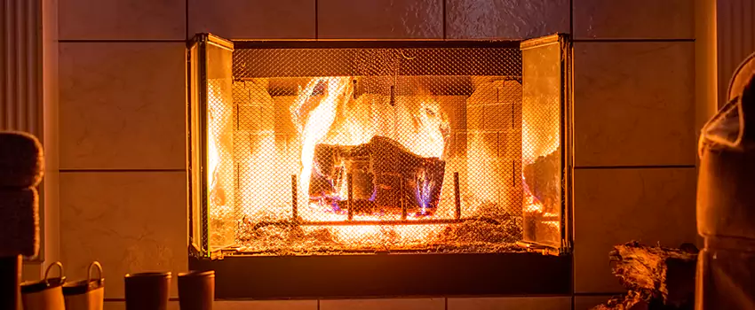 Mendota Hearth Landscape Fireplace Installation in Perrysburg, Ohio